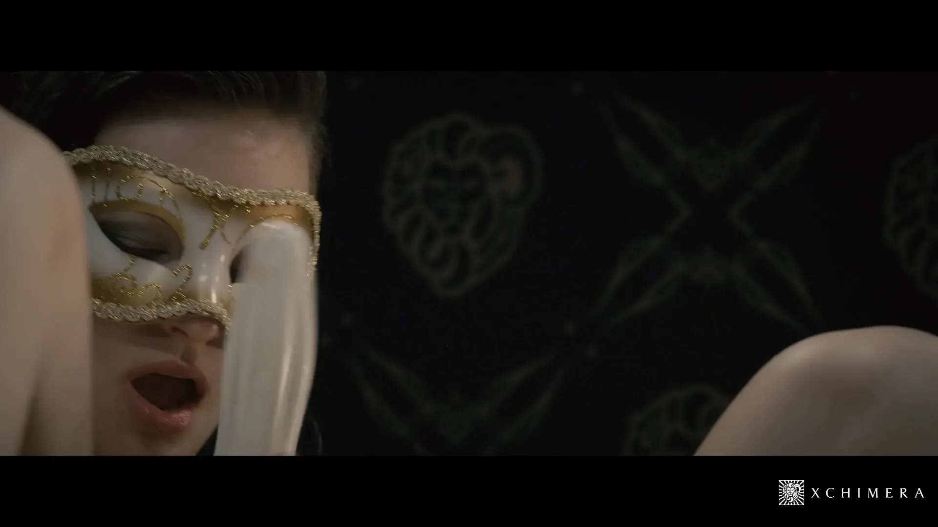 Sexual fantasy with a kinky masked girl