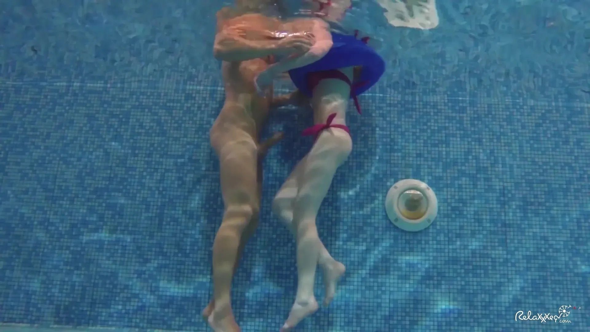 Divine poolside sex