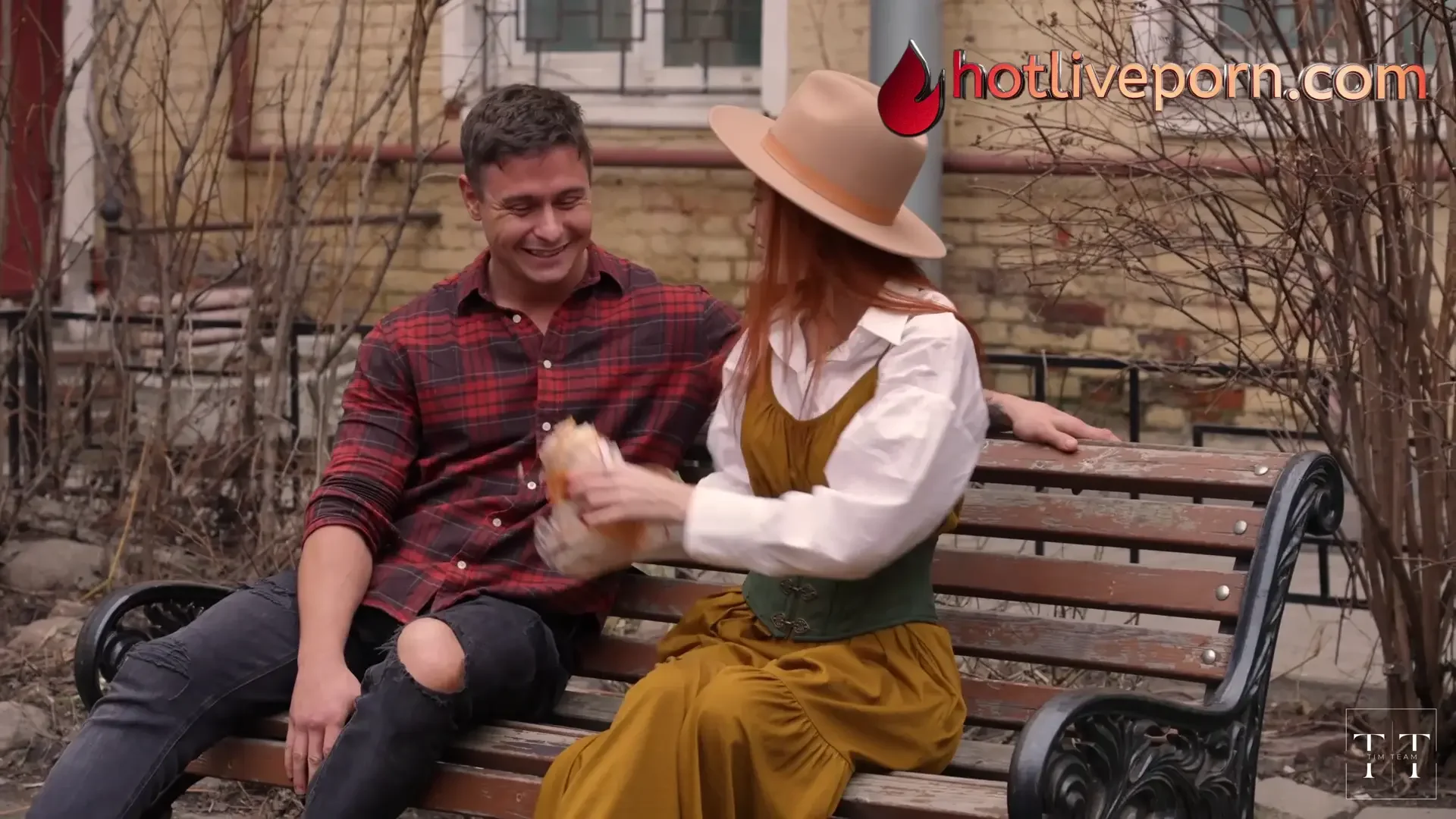 Redhead Performs in Intimate Role-Play Scene