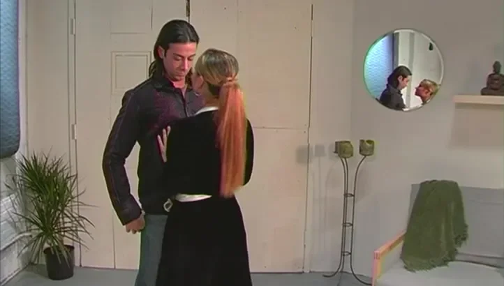 Beautiful pornstars show off their cinema acts