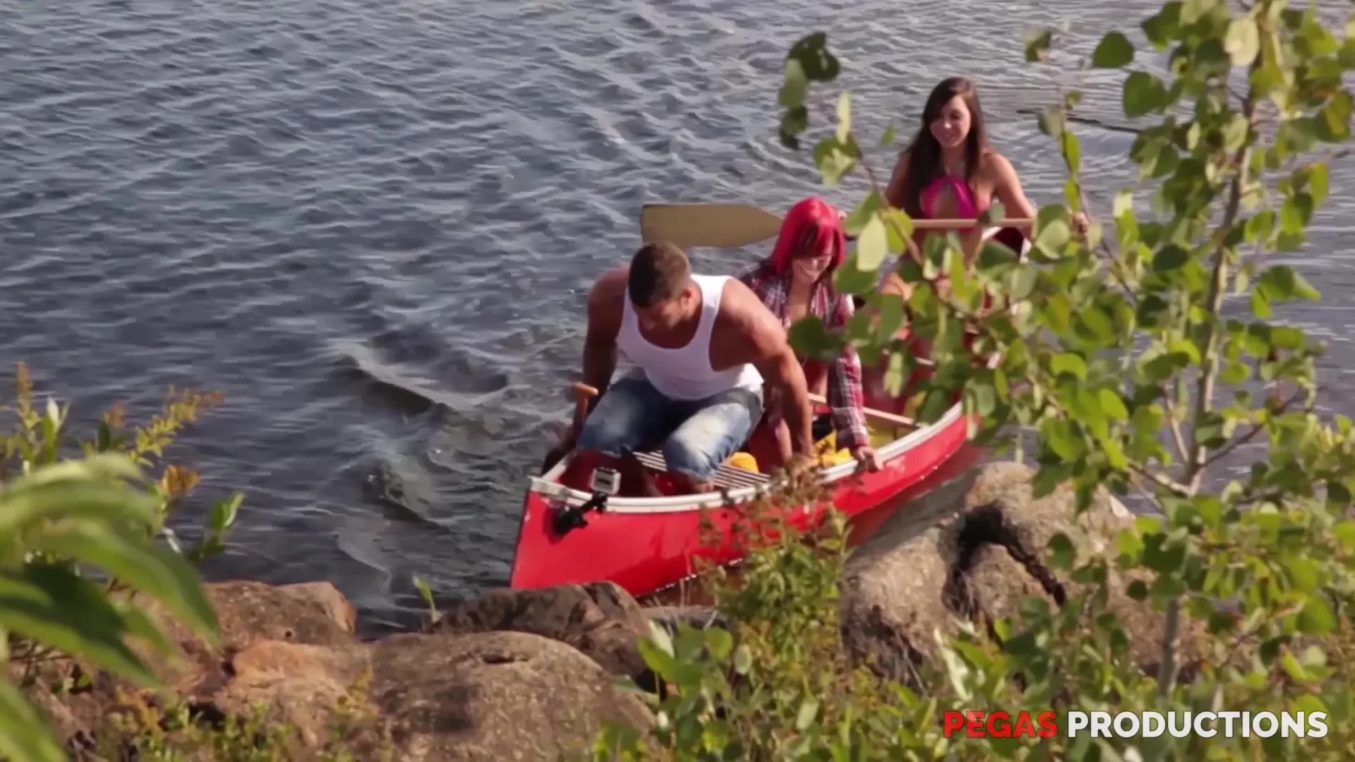 Sunny and Kendra camping fuck