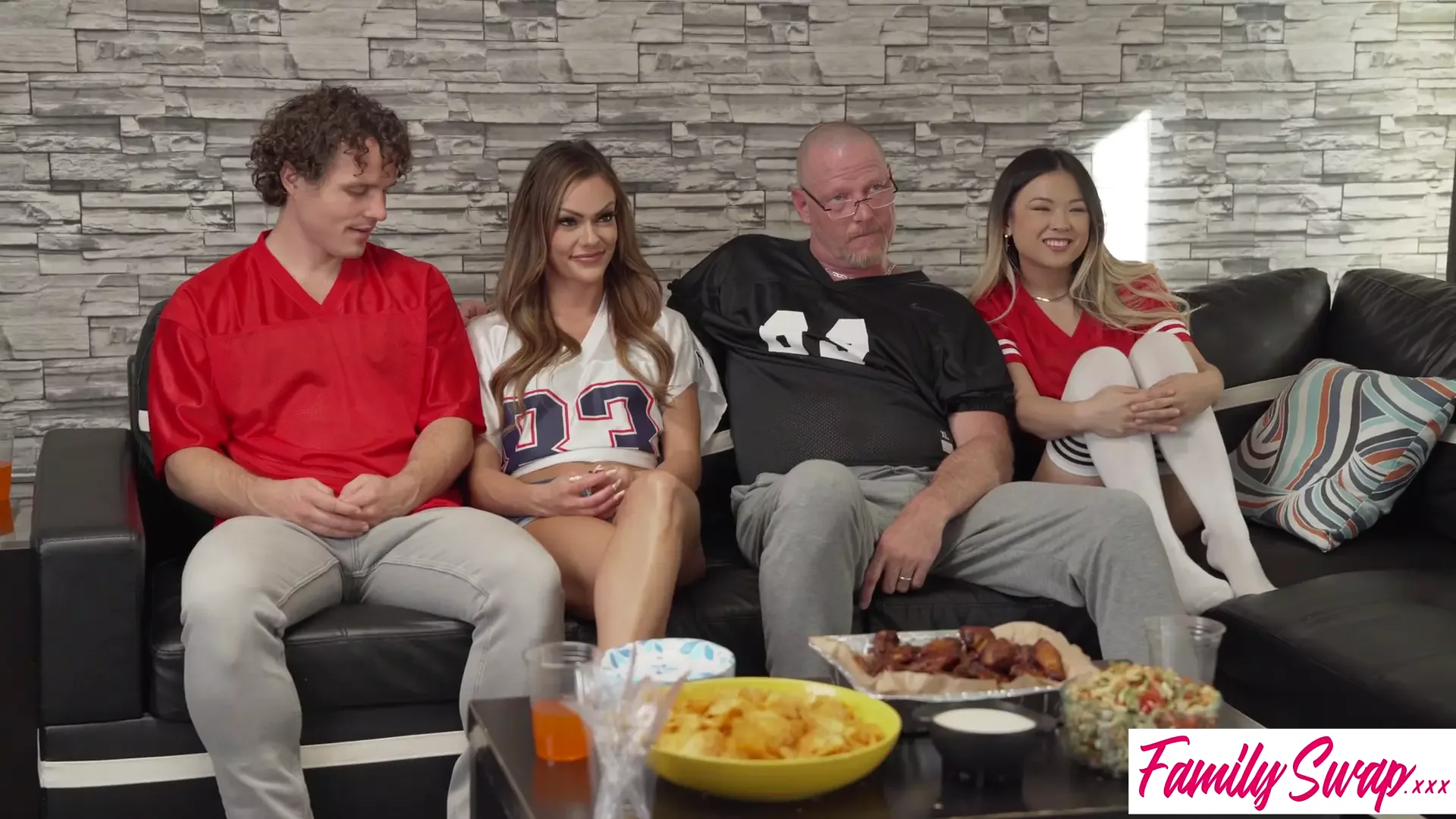 Lulu Chu & Aila Donovan Spark an Orgasmic Orgy Super Bowl Fuck