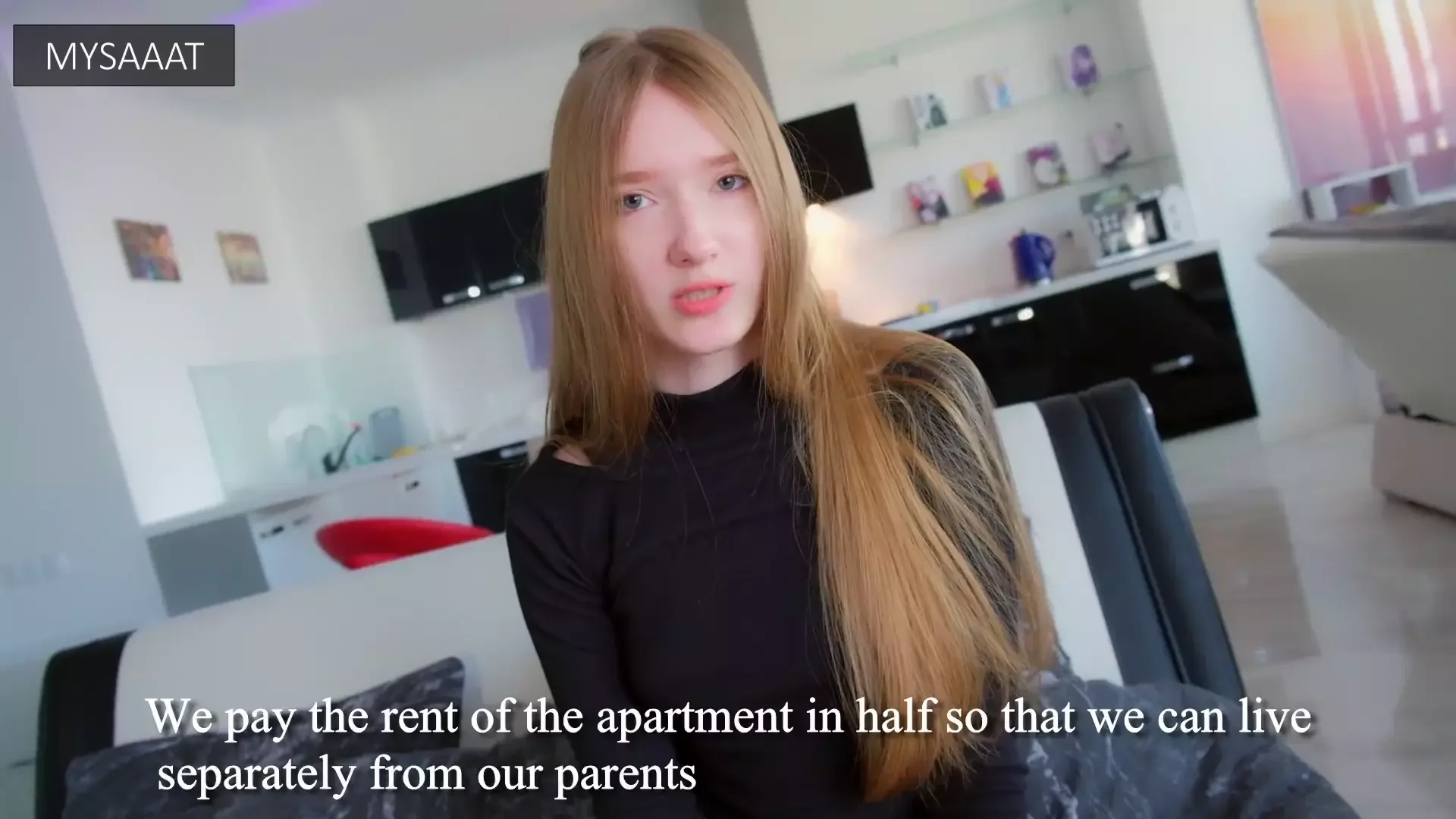 Cute Stepsister Paid for the Apartment with Her Pussy