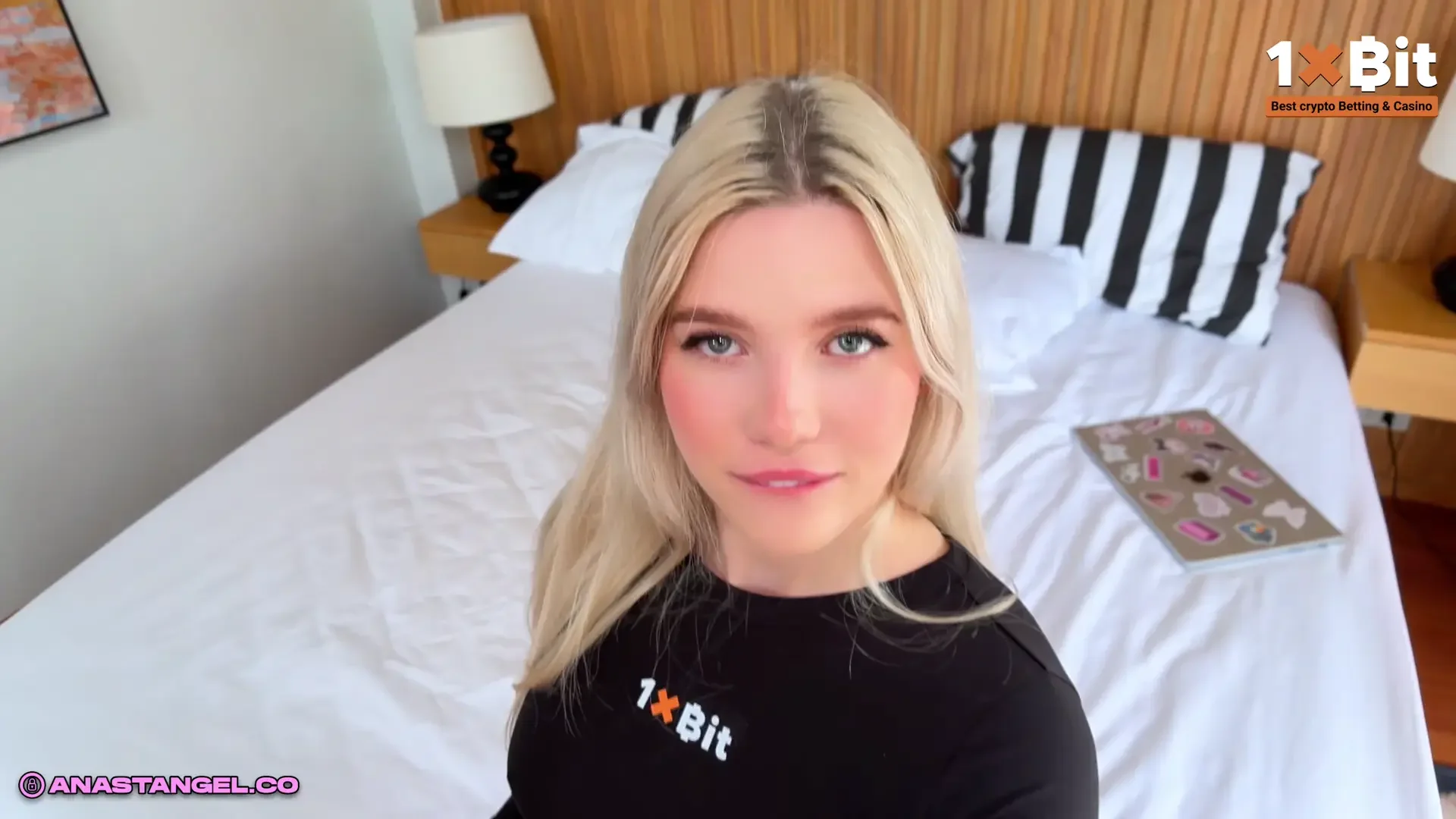 Busty blonde moans loudly in explicit POV scene