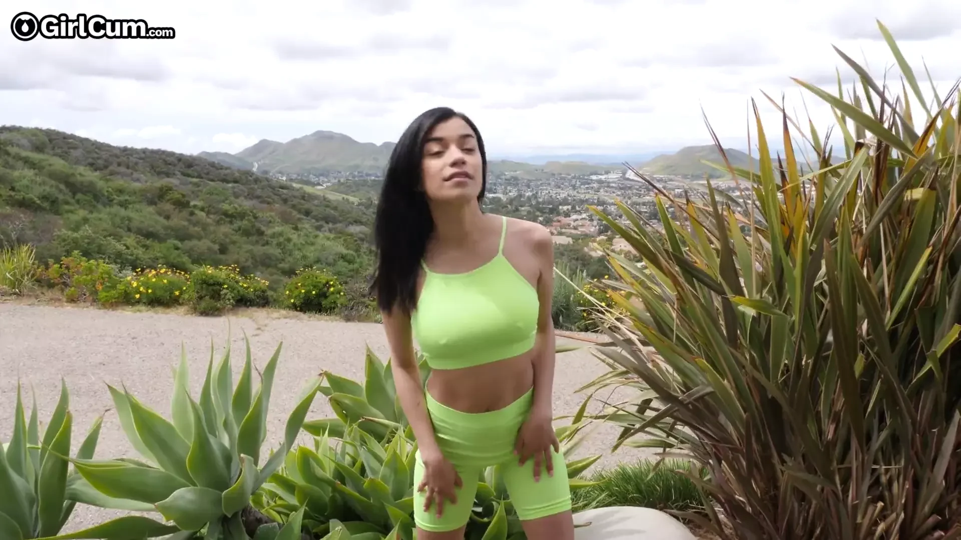 Latina Teen Savannah Sixx has 6 Orgasms on a Run from Vibrating Egg & a Big Dick
