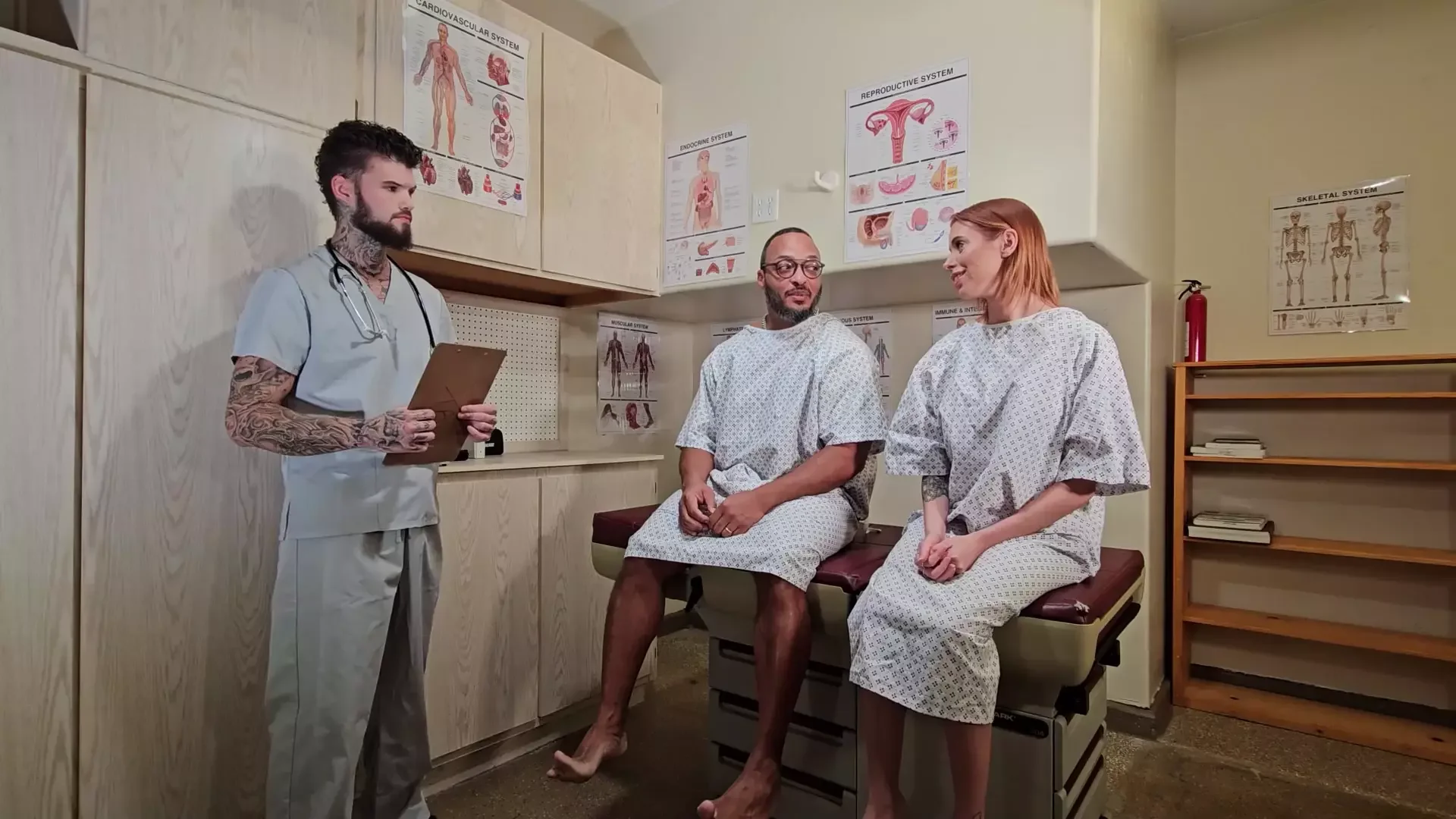 Dr. Gurius Flip Fucks a Couple Who Can't Pay the Bill