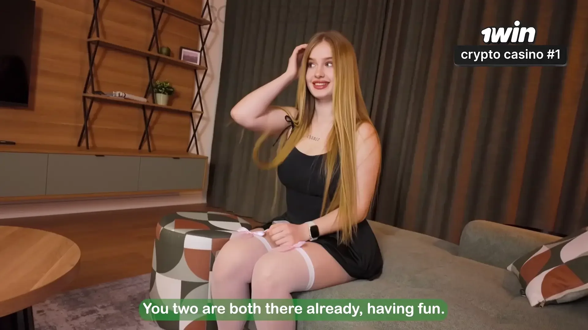 Blonde's Prone Bone Deception Turns Real