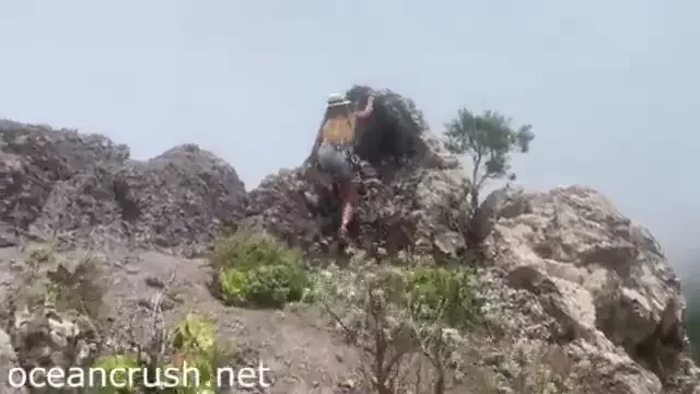 Rock Climbing Outdoor Adventure - Sexiest Girl on Earth Reverse Cowgirl Me