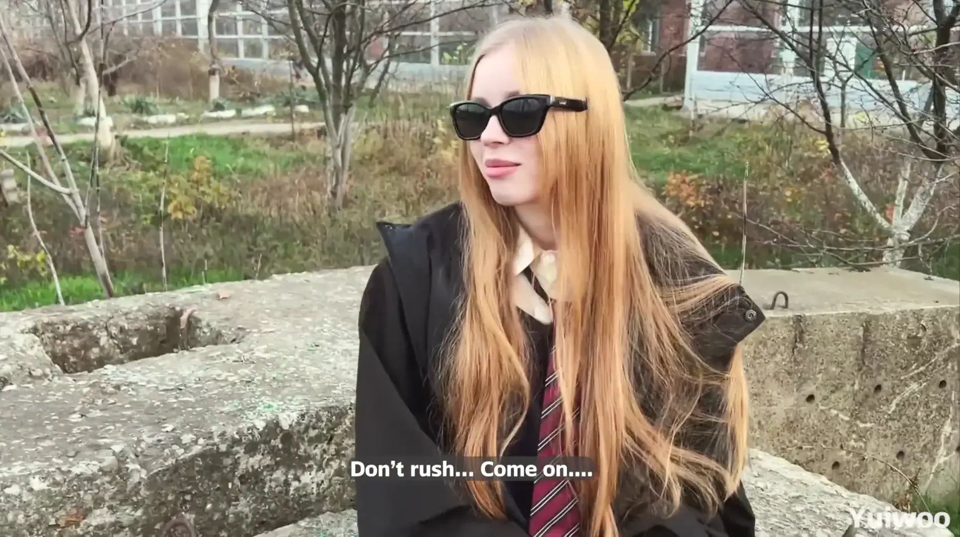 Petite Classmate was Punished for Skipping Classes with a Large Portion of Cu...