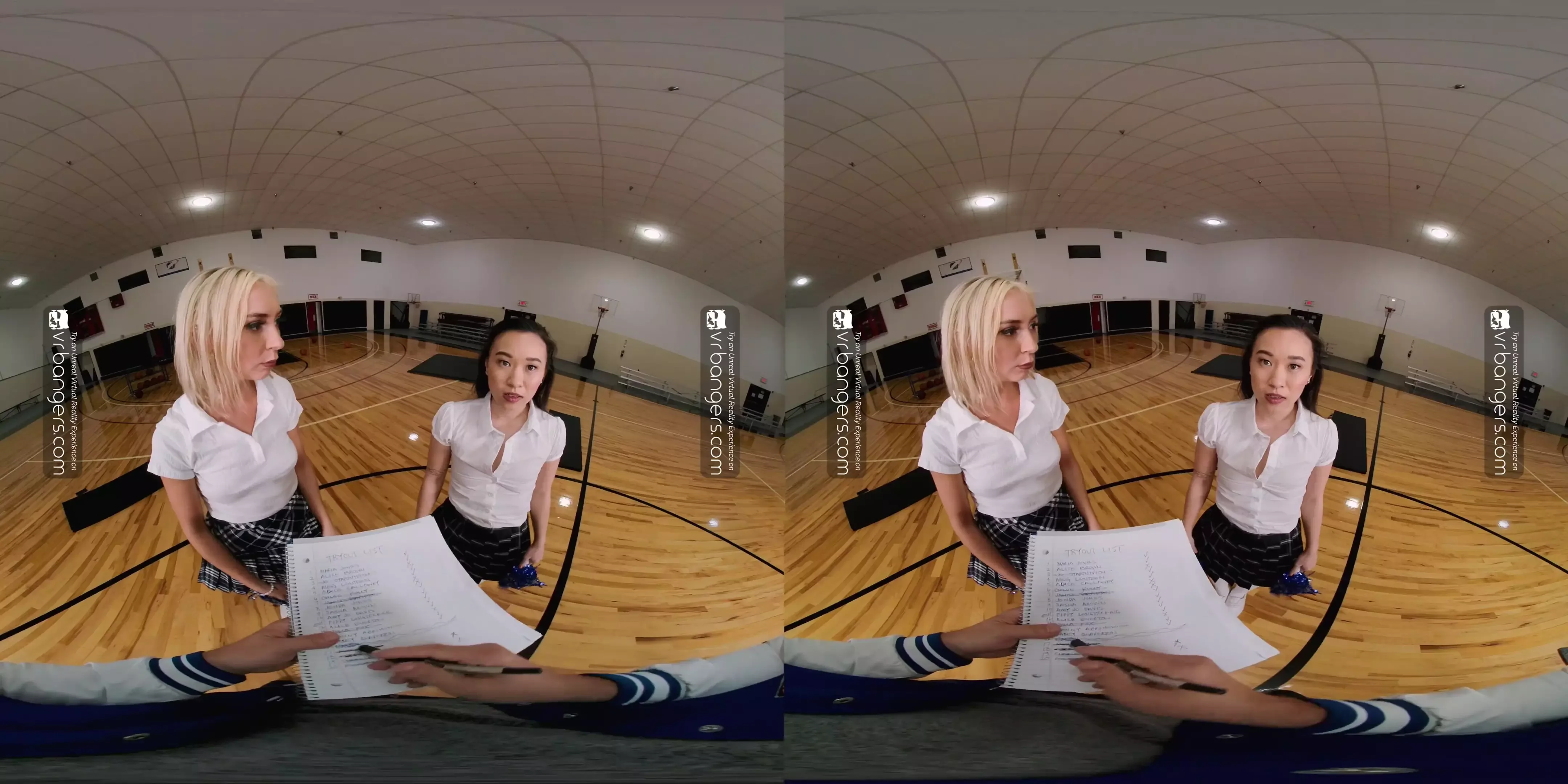 Naughty College Orgy with 5 Horny Cheerleaders Vr Porn